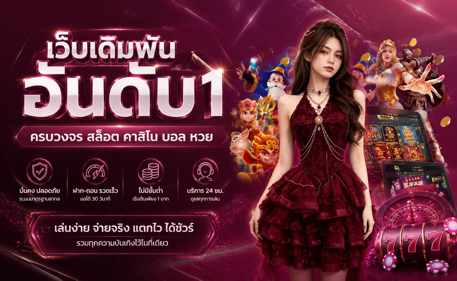 เกมสล็อตออนไลน์บนเว็บ Y2K168 รวมค่ายดังครบทุกค่าย